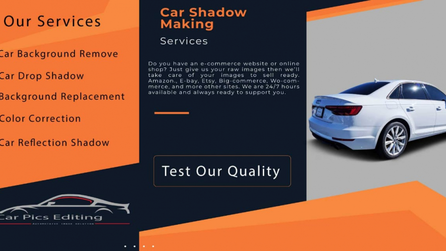 Car transparent background, car shadow service, automotive photo editing 3