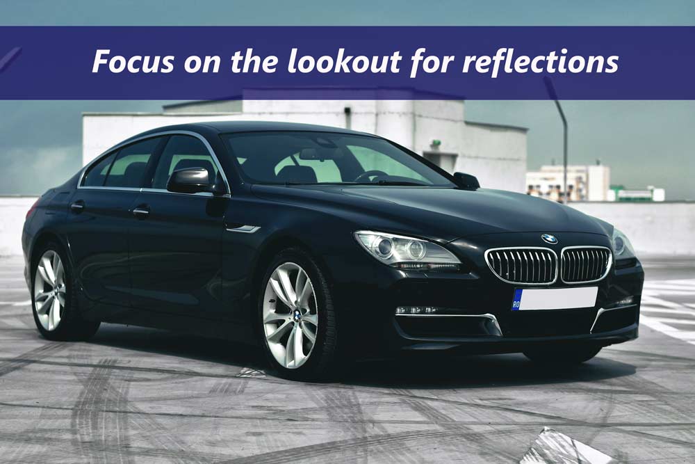 Focus on the lookout for reflections