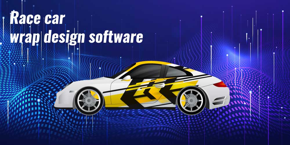 Race car wrap design software